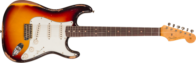 Fender Custom Shop 1963 Stratocaster #R127859 - Relic 3-color sunburst