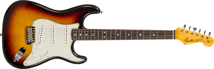 Fender Custom Shop 1964 Stratocaster #R114936 - Journeyman relic 3-color sunburst