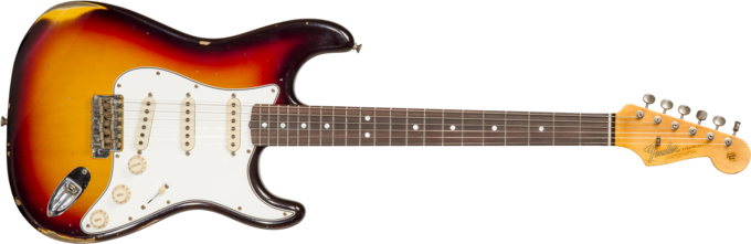 Fender Custom Shop Late 1964 Stratocaster #CZ569756 - Relic target 3-color sunburst