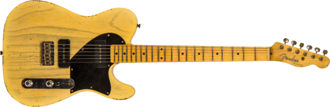 Fender Custom Shop 1950 Telecaster Masterbuilt Jason Smith #R111000 - Relic nocaster blonde