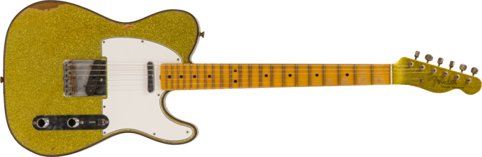 Fender Custom Shop 1963 Telecaster Custom Ltd #CZ545983 - Relic chartreuse sparkle