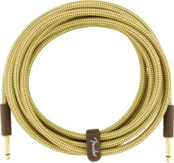 Deluxe Instrument Cable, 15ft, Straight/Straight - Tweed
