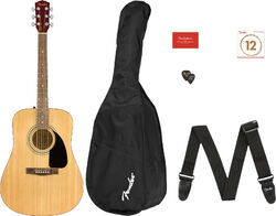 Pack guitare acoustique Fender FA-115 Dreadnought Pack - Natural