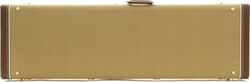 Etui basse électrique Fender Jazz Bass Multi-Fit Hardshell Case - Tweed With Red Interior