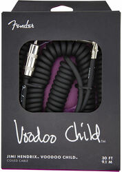 Câble Fender Jimi Hendrix Voodoo Child Coil Cable 30 (9.1m) - Black