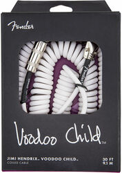 Câble Fender Jimi Hendrix Voodoo Child Coil Cable 30 (9.1m) - White