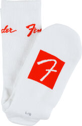 T-shirt Fender Logo Stompsock, Large - White - L