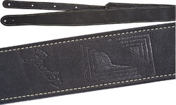 Sangle courroie Fender Monogram Leather Strap - Black