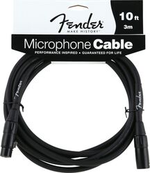 Câble Fender Performance Series XLR M/XLR F 3m (10 ft) black