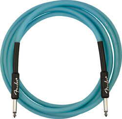 Câble Fender Pro Glow In The Dark Instrument Cable, 10ft, Straight/Straight - Blue