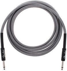 Professional Instrument Cable, Straight/Straight, 10ft - White Tweed