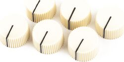 Bouton ampli Fender Pure Vintage Radio Amplifier Knobs (6) - Cream