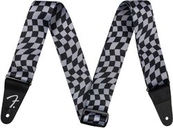 SANGLE POLY WAVY CHECKER GRIS