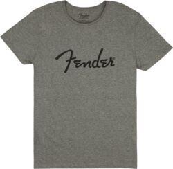 T-shirt Fender Spaghetti Logo T Grey Medium - M