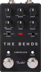 Pédale compression / sustain / noise gate  Fender The Bends Compressor V2