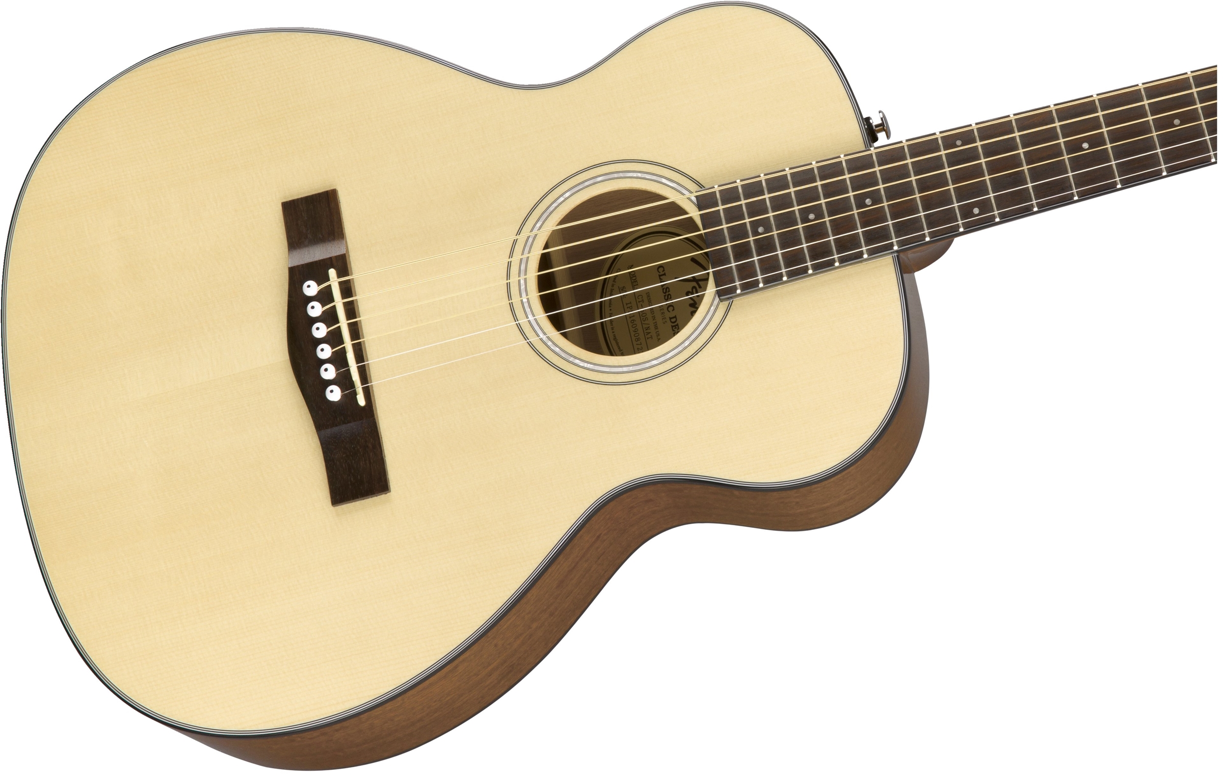 Fender Ct-60s Classic Design Travel Epicea Acajou - Natural - Guitare Acoustique Voyage - Variation 2