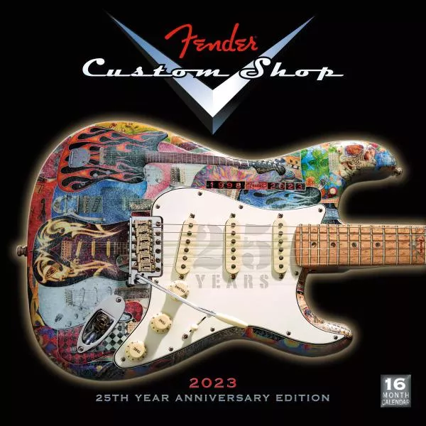 Calendrier Fender 2023 Custom Shop Wall Calendar