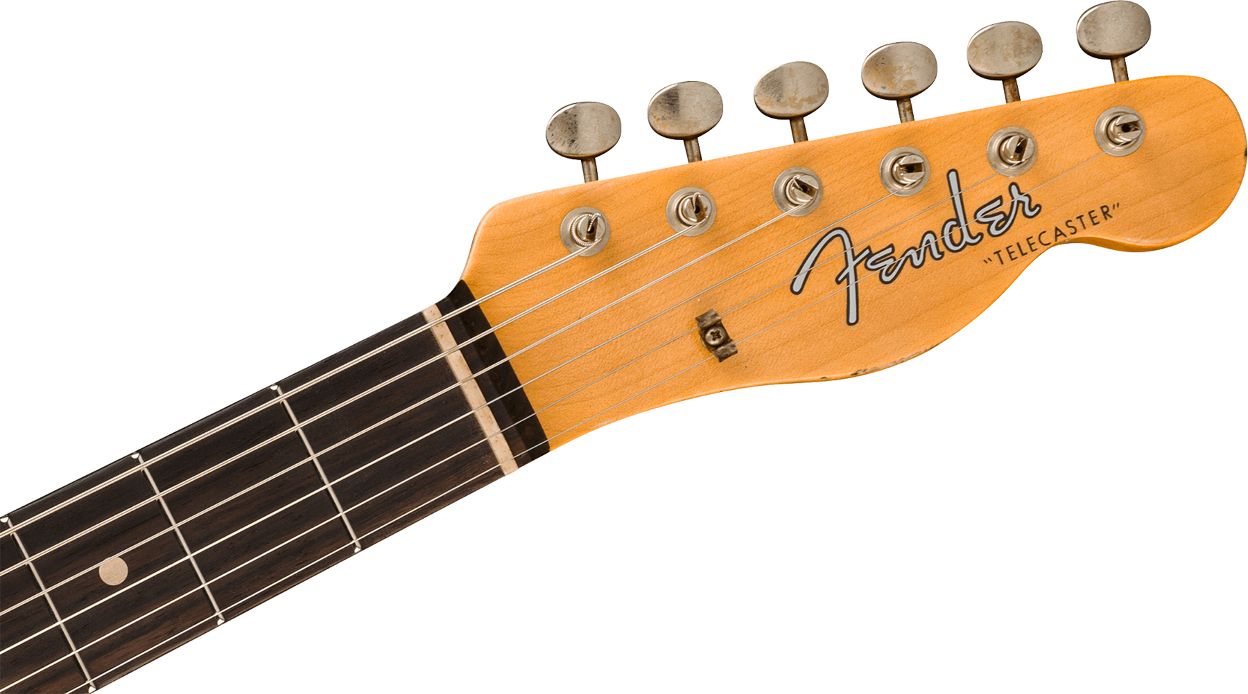 Fender Custom Shop Brian Fallon Tele Custom 1959 Signature 2s Ht Rw #r151889 - Journeyman Relic Black - Guitare Électrique Signature - Variation 3