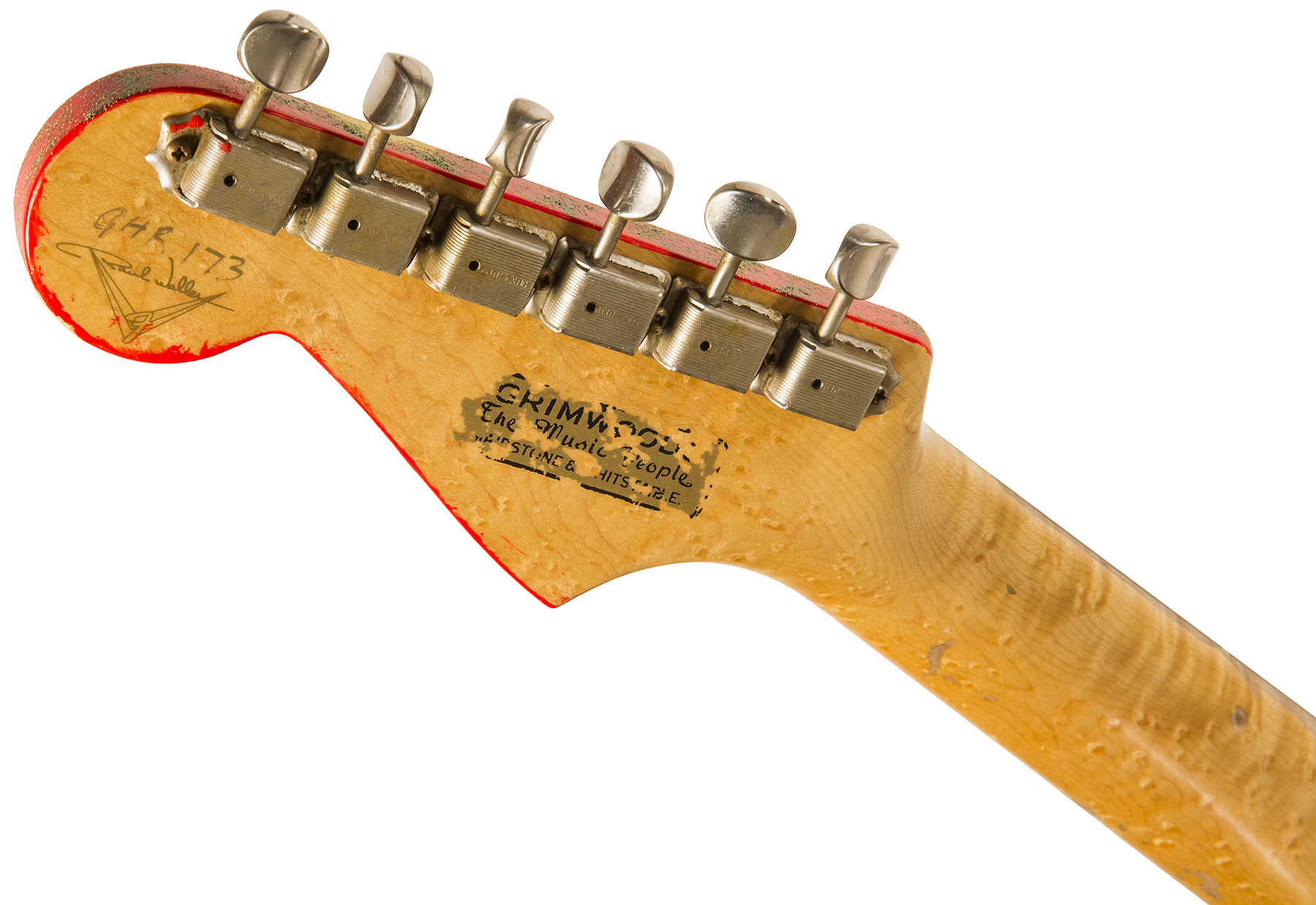 Fender Custom Shop George Harrison Strat Masterbuilt P.waller Signature Rw #83840 - Rocky - Guitare Électrique Forme Str - Variation 5