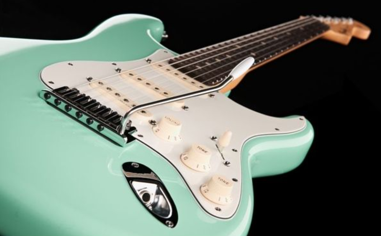 Fender Custom Shop Jeff Beck Strat 3s Trem Rw - Nos Surf Green - Guitare Électrique Forme Str - Variation 1