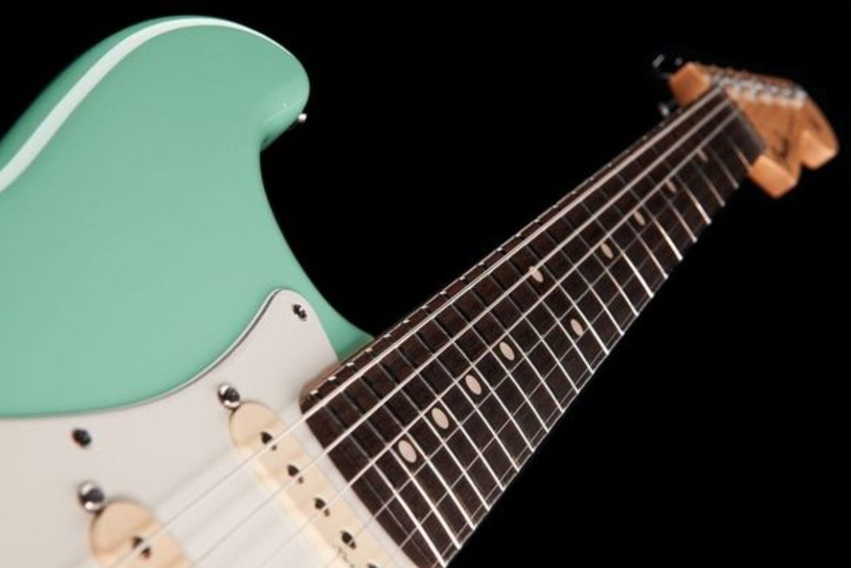 Fender Custom Shop Jeff Beck Strat 3s Trem Rw - Nos Surf Green - Guitare Électrique Forme Str - Variation 2