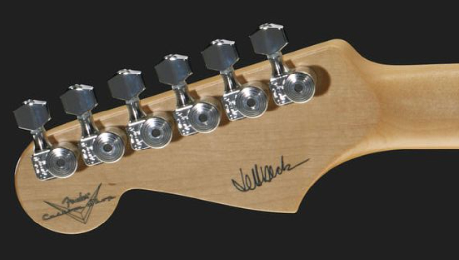 Fender Custom Shop Jeff Beck Strat 3s Trem Rw - Nos Surf Green - Guitare Électrique Forme Str - Variation 4