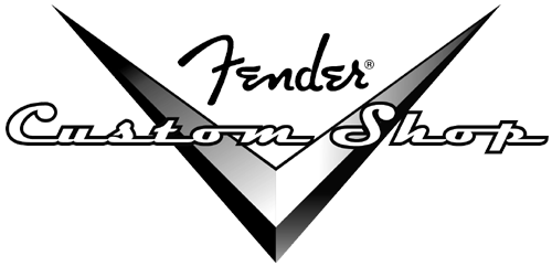 Fender Custom Shop Original Logo Black M - M - T-shirt - Variation 1