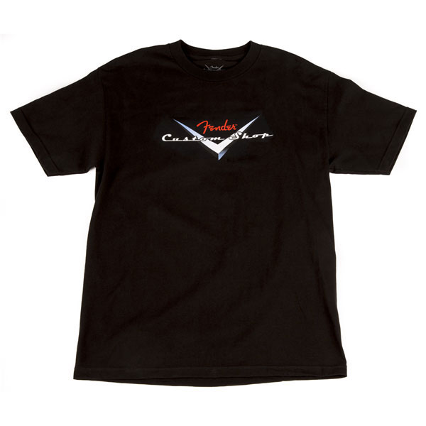 T-shirt Fender Custom Shop Original Logo Black - XL