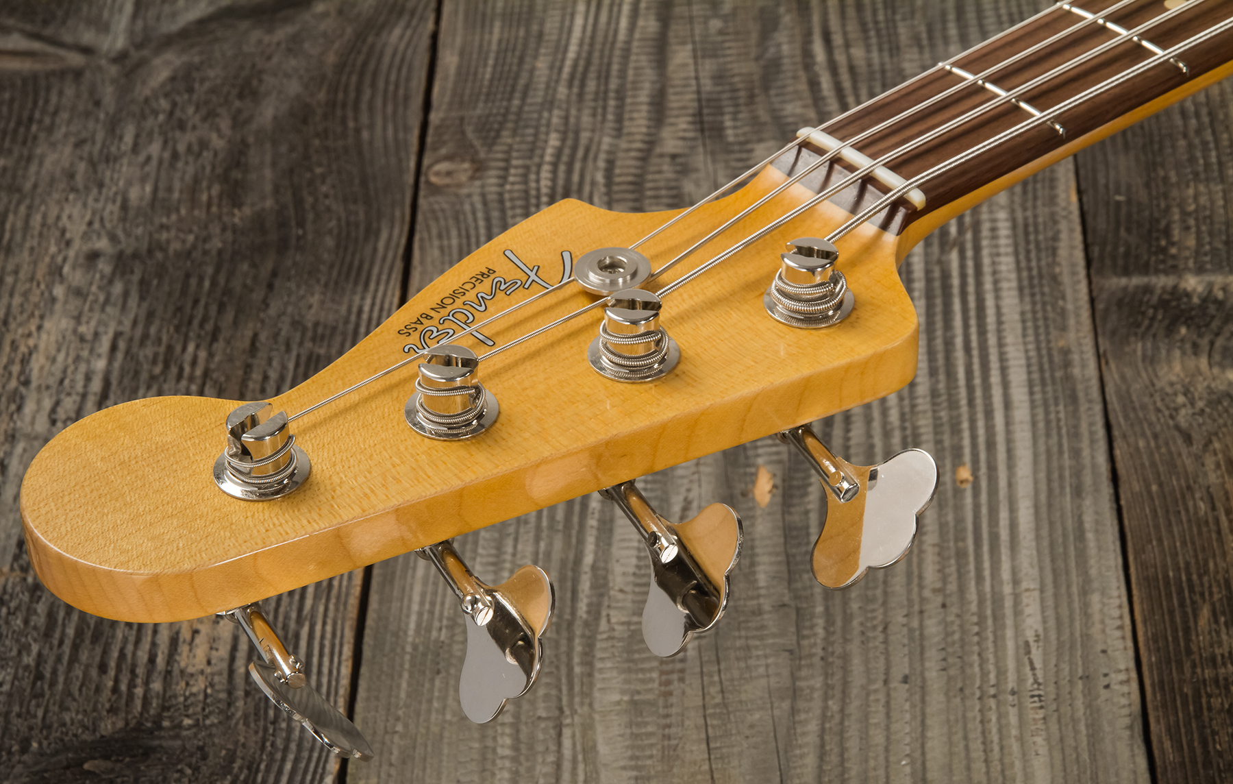 Fender Custom Shop Precision Bass 1962 Rw #r126357 - Journeyman Relic Fiesta Red - Basse Électrique Solid Body - Variation 7