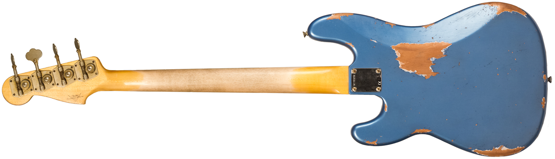 Fender Custom Shop Precision Bass 1964 Rw #r135935 - Heavy Relic Lake Placid Blue - Basse Électrique Solid Body - Variation 1