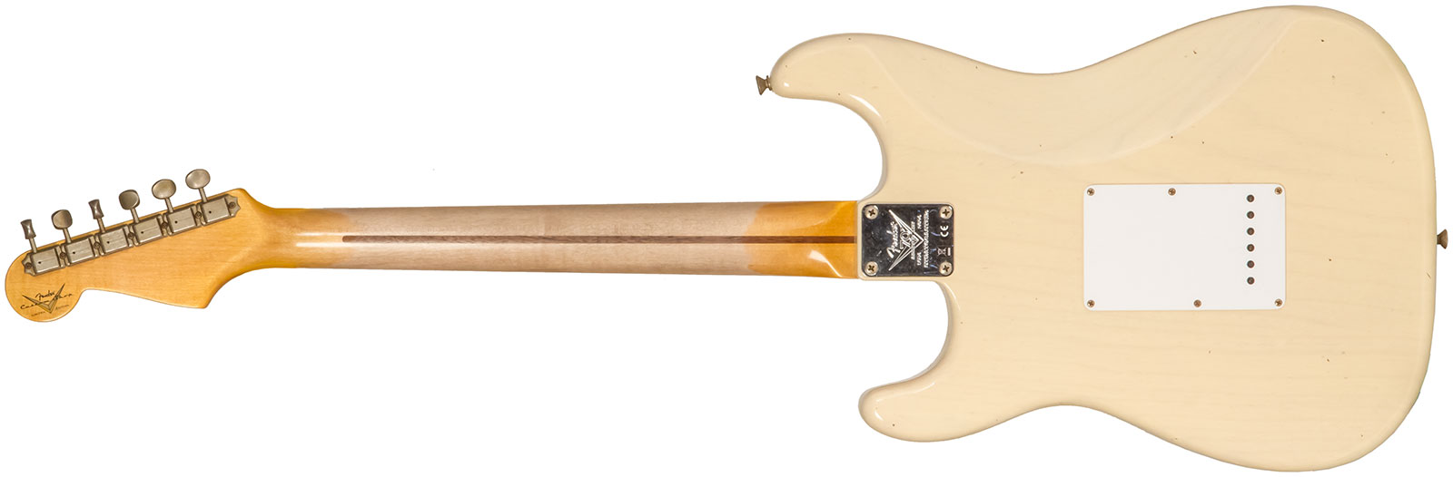 Fender Custom Shop Strat 1954 70th Anniv. 3s Trem Mn #xn4159 - Journeyman Relic Vintage Blonde - Guitare Électrique Forme Str - Variation 1