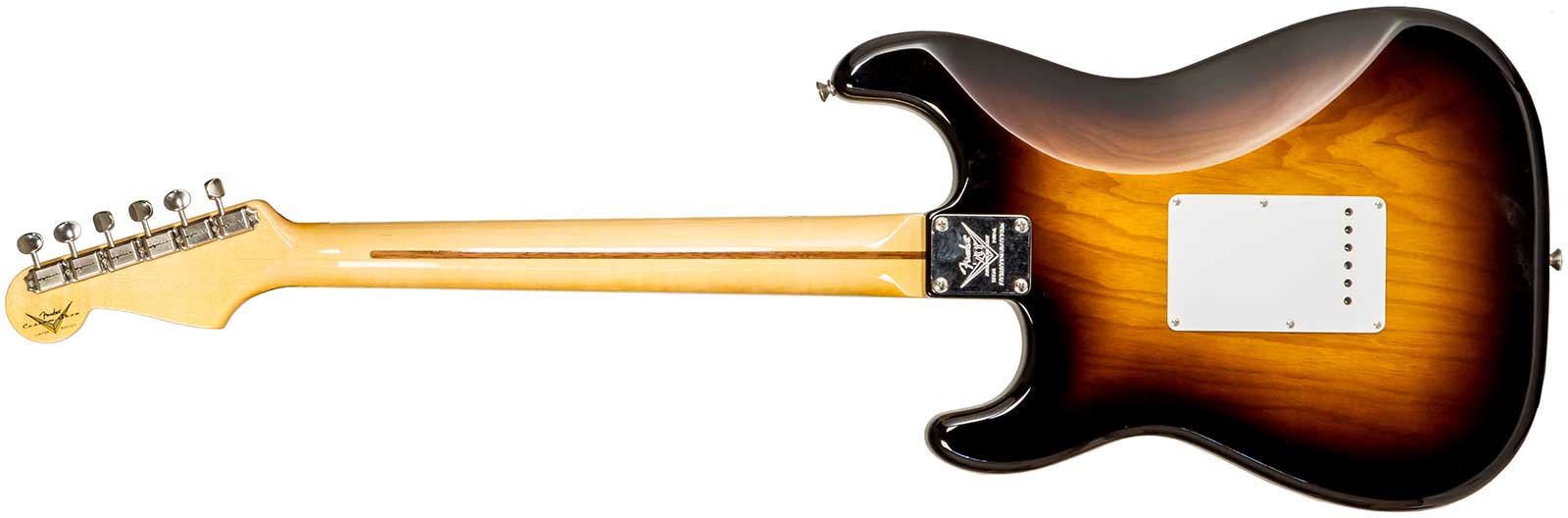 Fender Custom Shop Strat 1954 70th Anniv. 3s Trem Mn #xn4597 - Time Capsule Wide Fade 2-color Sunburst - Guitare Électrique Forme Str - Variation 1