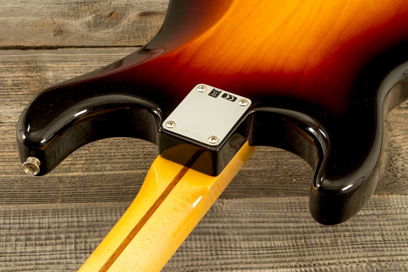 Fender Custom Shop Strat 1955 Vintage Custom Hardtail 3s Ht Mn #r142055 - Time Capsule 2-color Sunburst - Guitare Électrique Forme Str - Variation 10