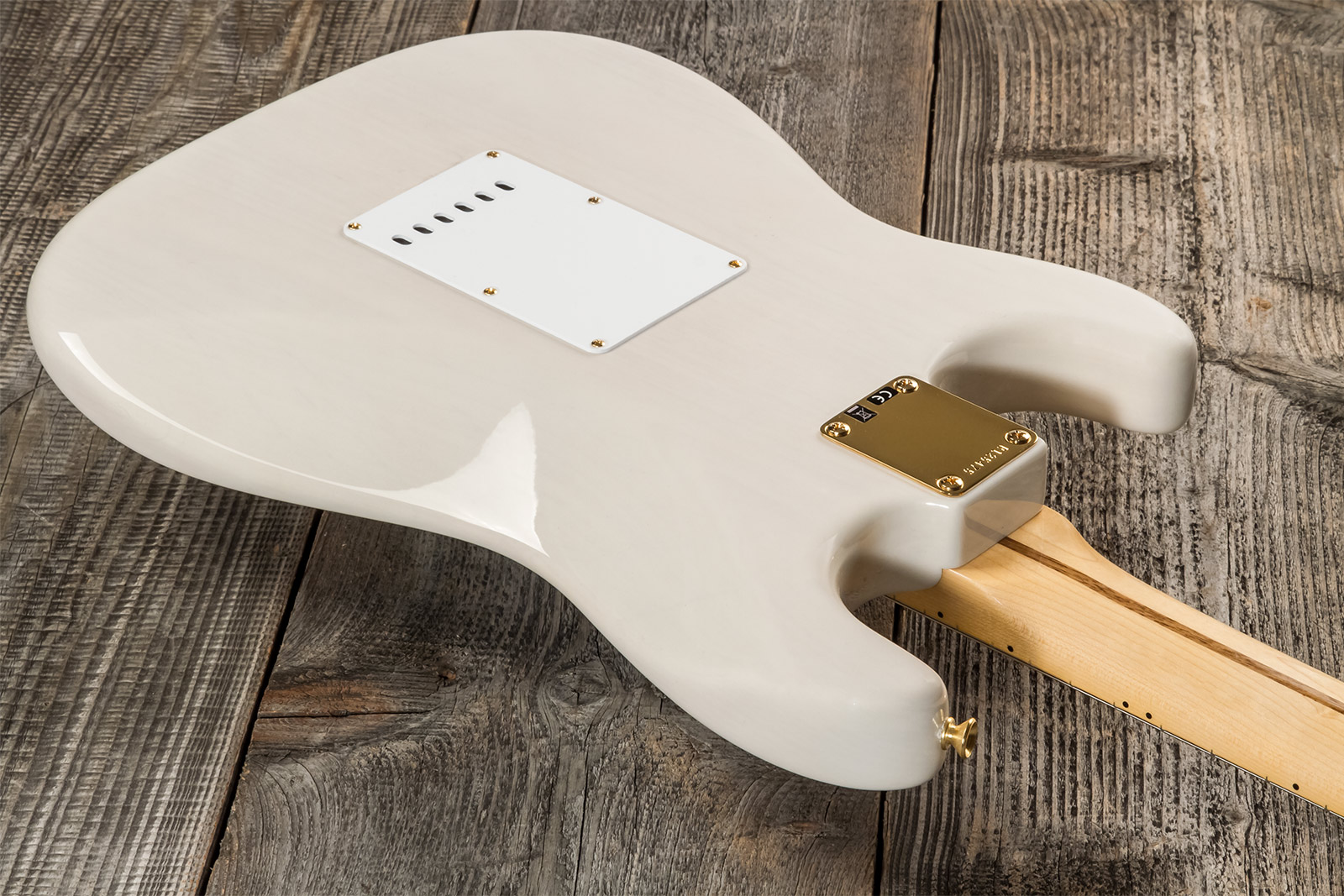 Fender Custom Shop Strat 1957 3s Trem Mn #r125475 - Nos White Blonde - Guitare Électrique Forme Str - Variation 5