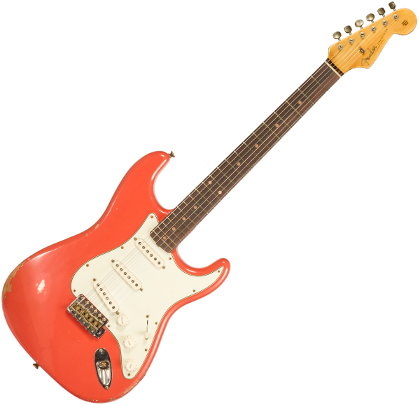 ギター FiestaRed Relic Multilayer Stratocaster Vintage Custom 1959 Stratocaster® - Rosewood | Vintage