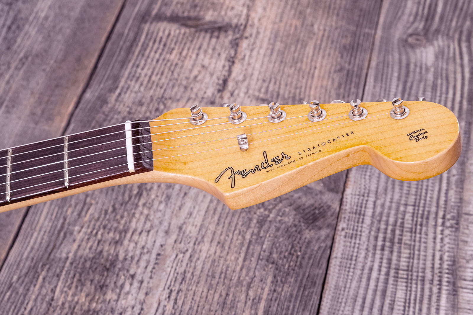 Fender Custom Shop Strat 1959 3s Trem Rw #r143419 - Time Capsule Sonic Blue - Guitare Électrique Forme Str - Variation 12