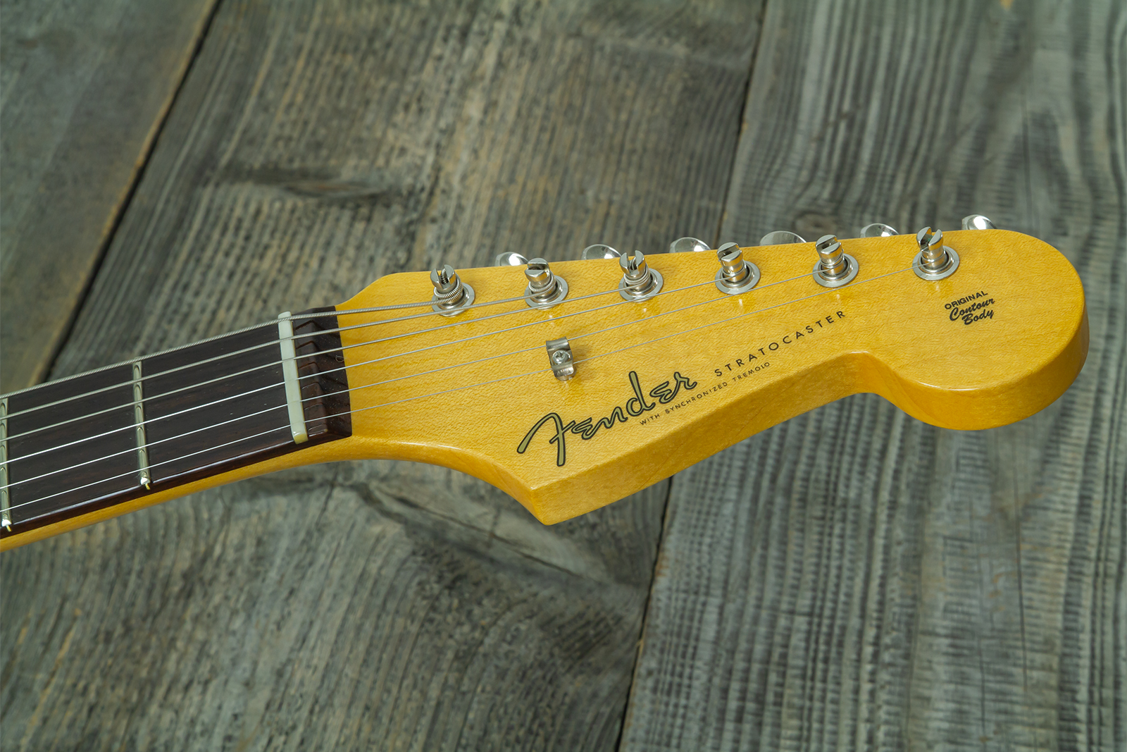 Fender Custom Shop Strat 1959 Vintage Custom 3s Trem Rw #r146975 - Time Capsule Faded Surf Green - Guitare Électrique Forme Str - Variation 10