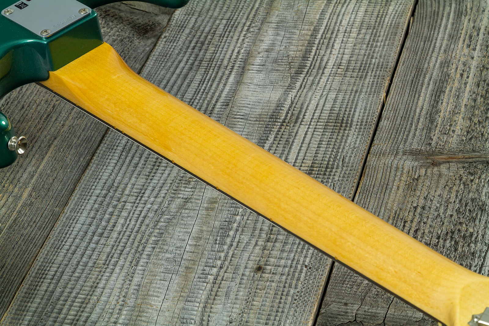 Fender Custom Shop Strat 1959 Vintage Custom 3s Trem Rw #r148541 - Time Capsule Sherwood Green Metallic - Guitare Électrique Forme Str - Variation 10