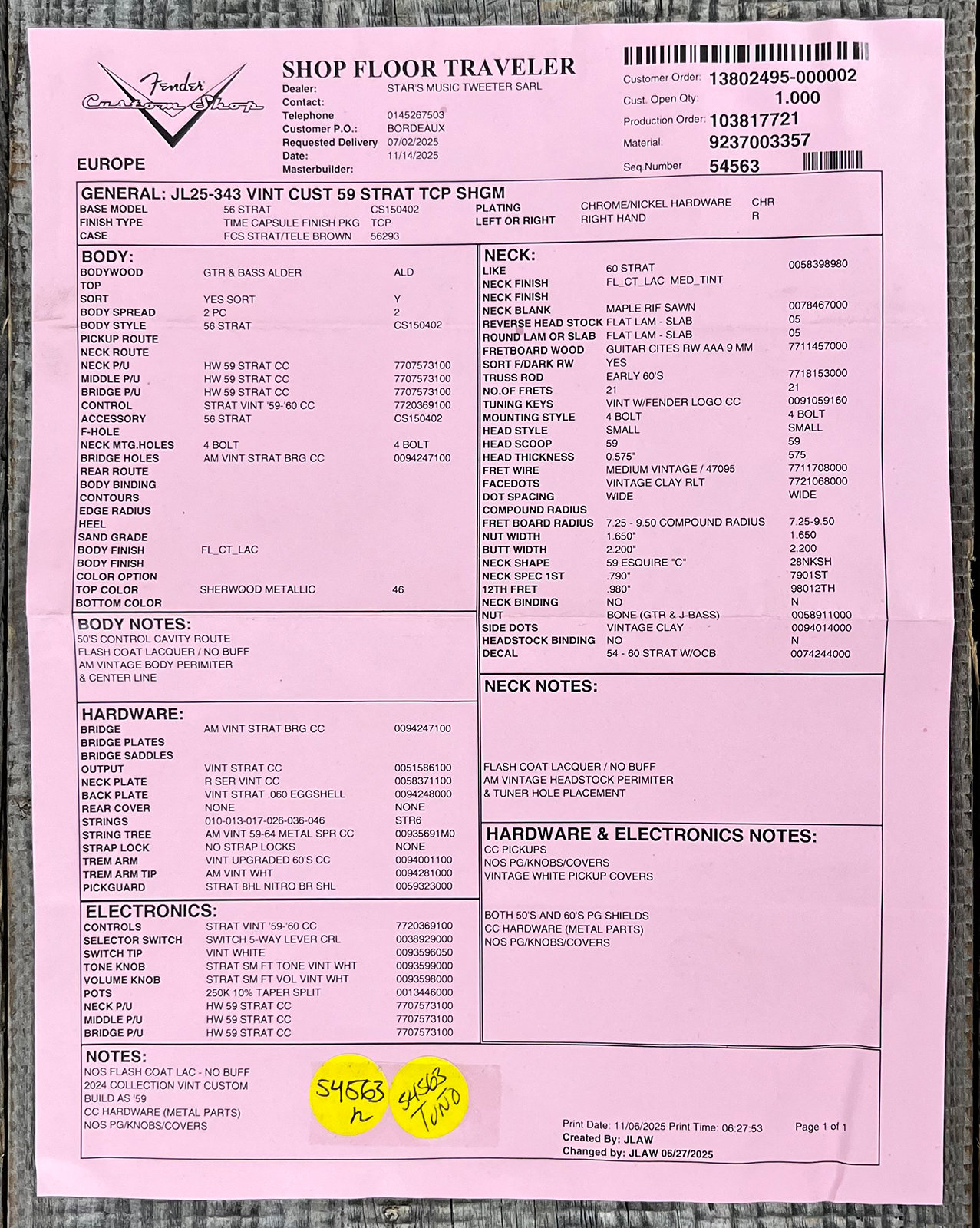 Fender Custom Shop Strat 1959 Vintage Custom 3s Trem Rw #r148541 - Time Capsule Sherwood Green Metallic - Guitare Électrique Forme Str - Variation 12