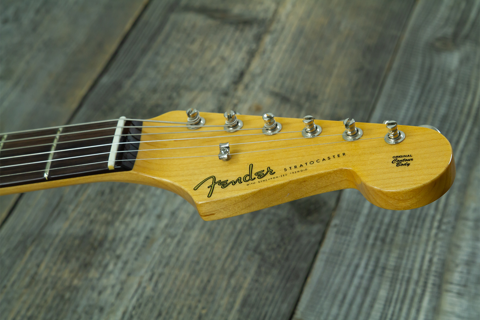 Fender Custom Shop Strat 1959 Vintage Custom 3s Trem Rw #r150835 - Time Capsule Daphne Blue - Guitare Électrique Forme Str - Variation 11