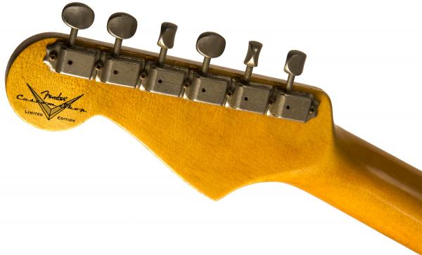 Guitare électrique solid body Fender Custom Shop 1960 Stratocaster Ltd #CZ549341 - relic daphne blue