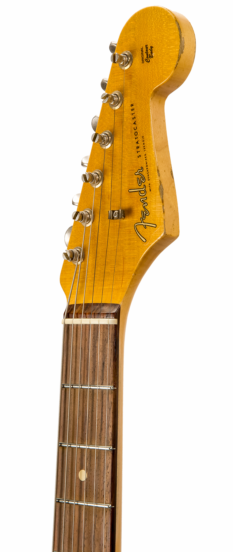 Fender Custom Shop Strat 1960 Rw #cz544406 - Relic Aztec Gold - Guitare Électrique Forme Str - Variation 5