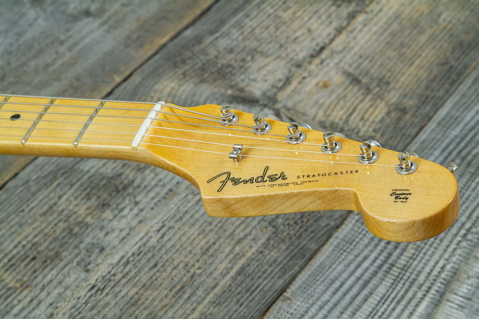 Fender Custom Shop Strat 1962 Vintage Custom 3s Trem Mn - Time Capsule Sherwood Green Metallic - Guitare Électrique Forme Str - Variation 6