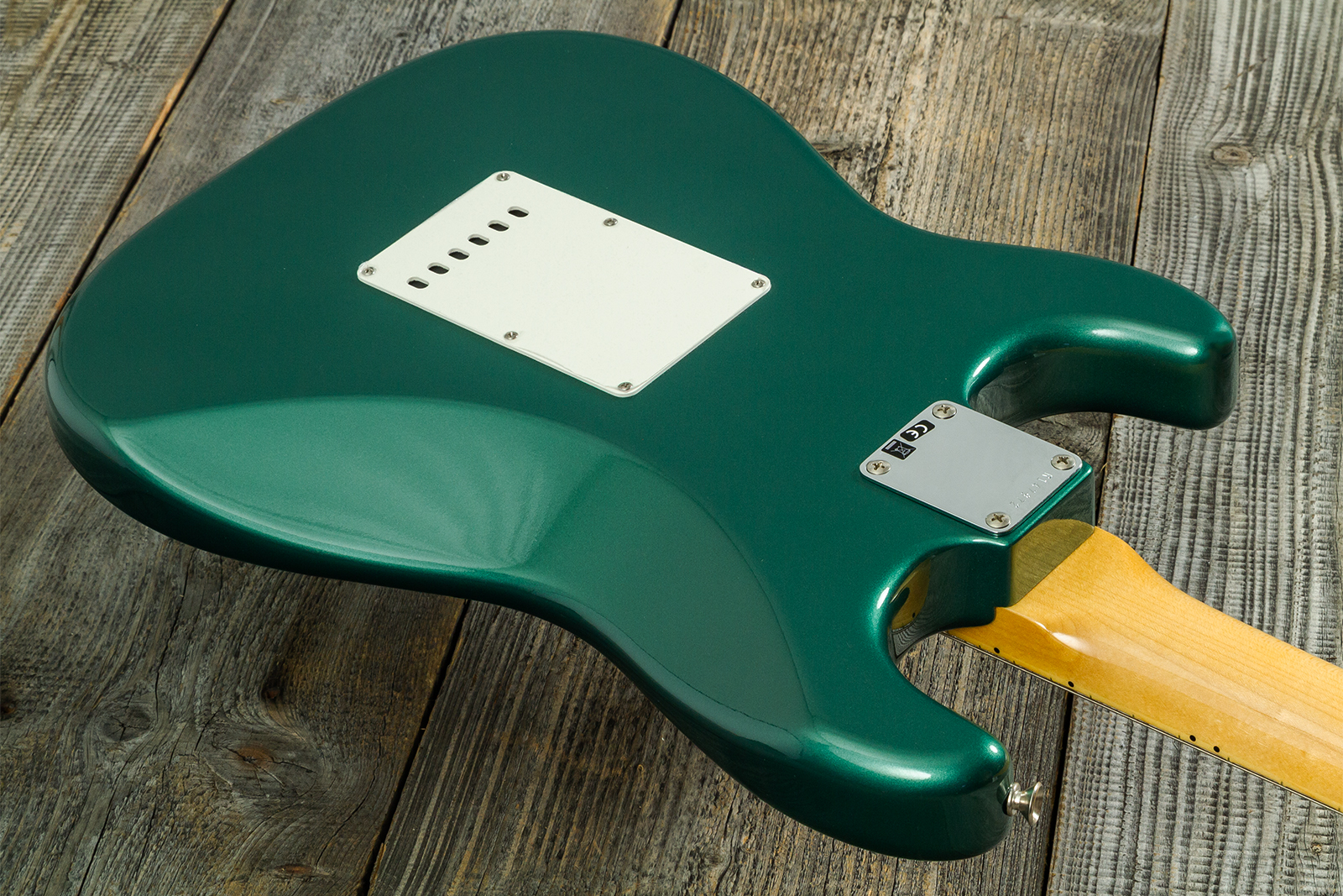 Fender Custom Shop Strat 1962 Vintage Custom 3s Trem Mn #r147972 - Time Capsule Sherwood Green Metallic - Guitare Électrique Forme Str - Variation 8