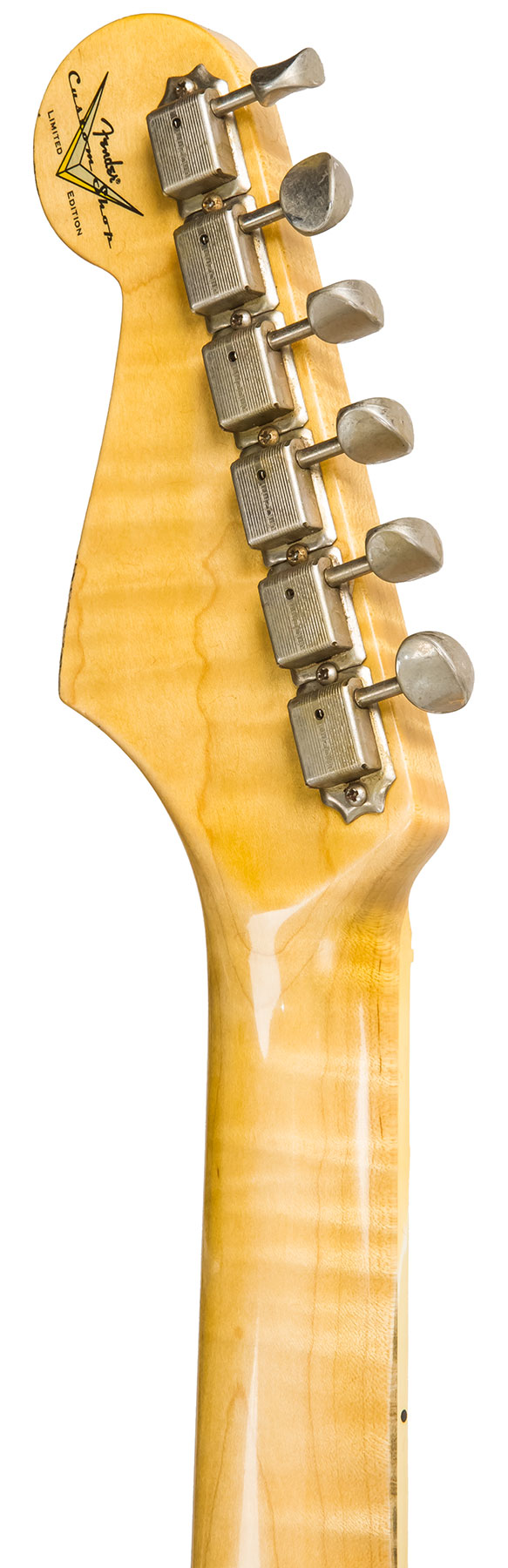Fender Custom Shop Strat 1965 Ltd Usa Rw #cz548544 - Relic Daphne Blue Sparkle - Guitare Électrique Forme Str - Variation 6