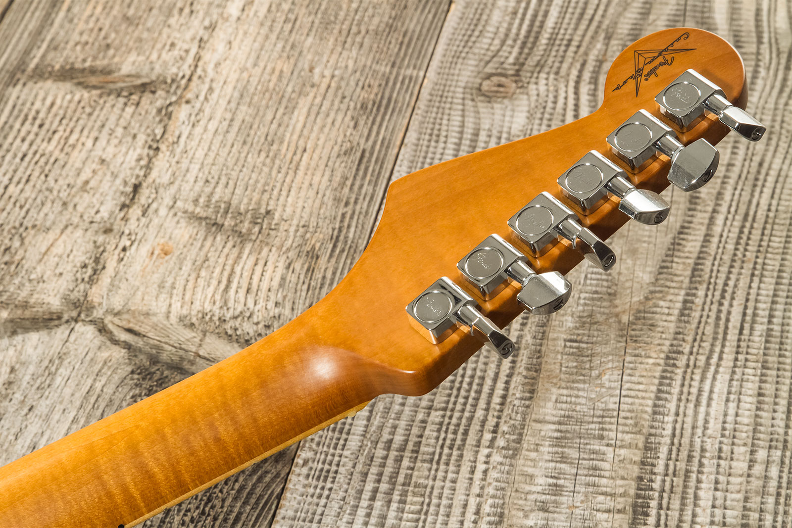 Fender Custom Shop Strat Elite 3s Trem Mn #xn15588 - Nos 3-color Sunburst - Guitare Électrique Forme Str - Variation 8