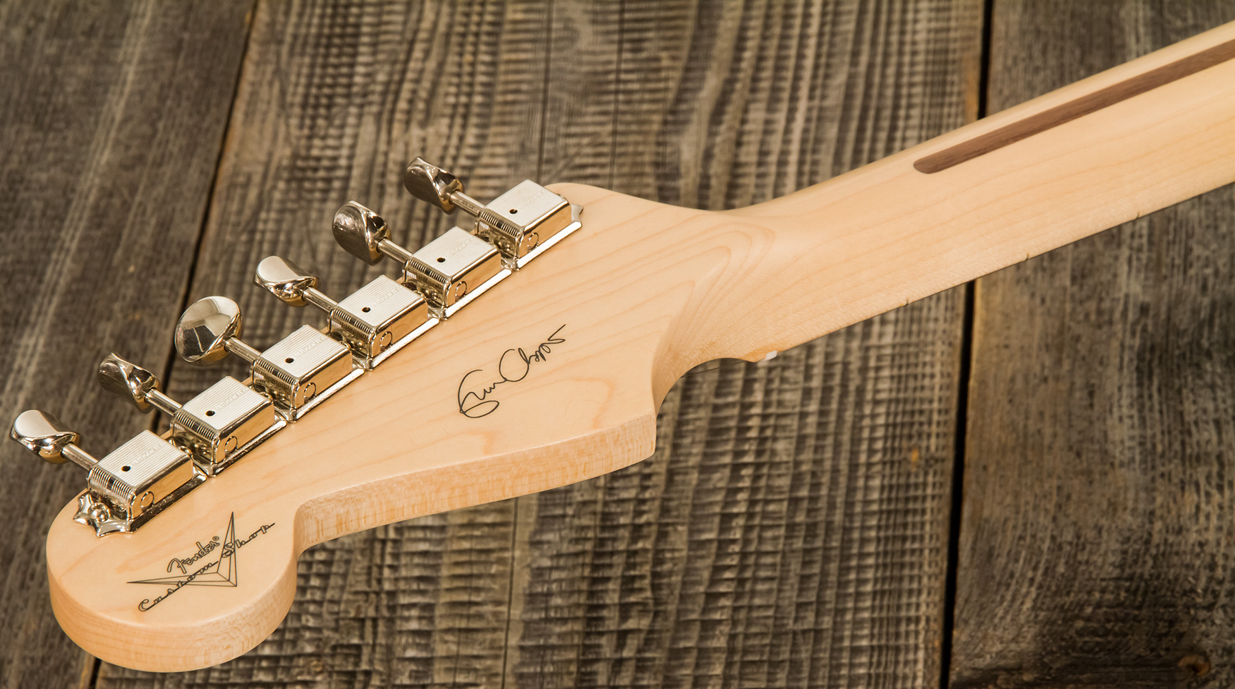 Fender Custom Shop Strat Eric Clapton Signature 3s Trem Mn #cz562539 - Nos Mercedes Blue - Guitare Électrique Forme Str - Variation 9