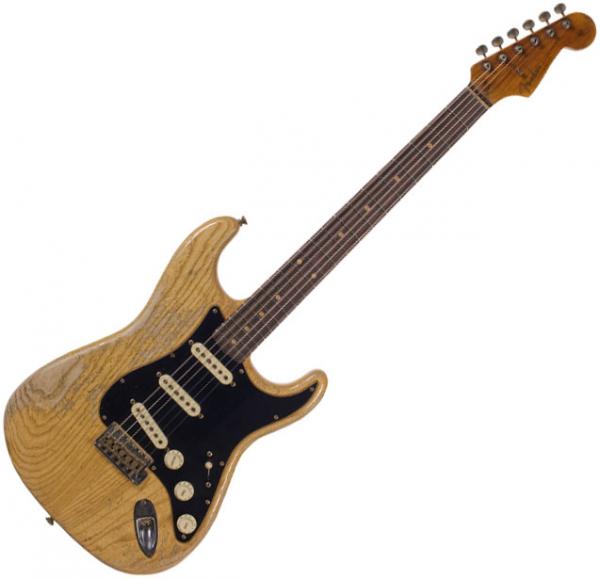 Guitare électrique solid body Fender Custom Shop Poblano Stratocaster - Super heavy relic natural