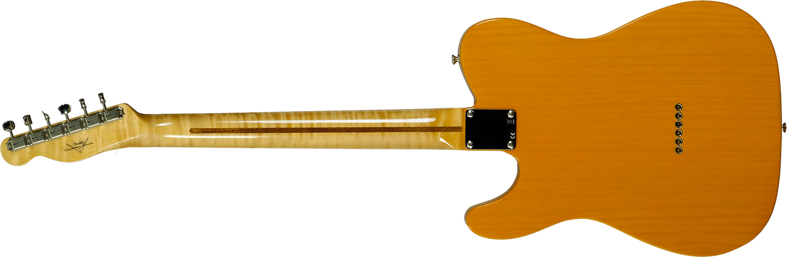 Fender Custom Shop Tele 1952 2s Ht Mn #r150200 - Nos Butterscotch Blonde - Guitare Électrique Forme Tel - Variation 2