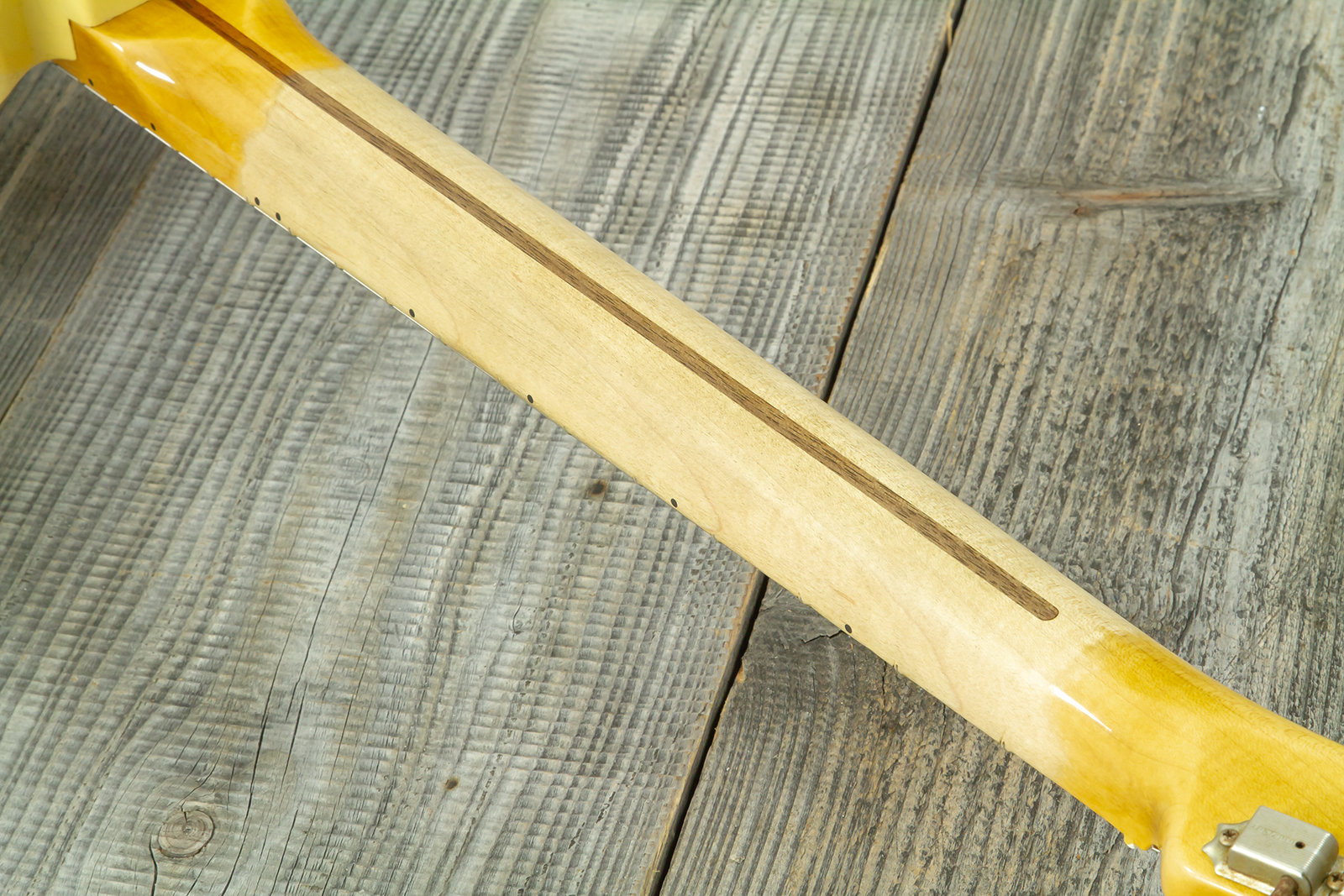 Fender Custom Shop Tele 1953 2s Ht Mn #r126760 - Heavy Relic Nocaster Blonde - Guitare Électrique Forme Tel - Variation 12